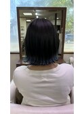 裾カラーボブ