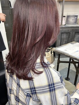 スイート ヘアデザイン(Suite HAIR DESIGN) 【suite】暖色系カラー  ピンクカラー