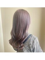 アクセ ダブルカラーピンクベージュ