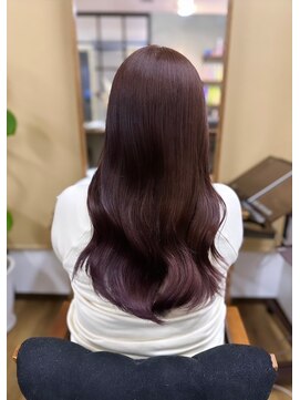 アンダーバーホワイト モデ 富田林店(_WHITE mode) 20代30代40代髪質改善チェリーブラウンカラー