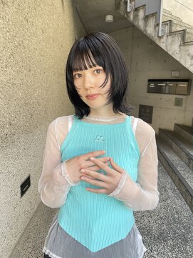 メゾンアクア 表参道(Maison ACQUA) ◎ショートレイヤーボブウルフ縮毛矯正10代20代30代