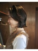 ボブ×レイヤー×前髪カット×トリートメント 20代 30代 40代