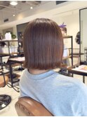 切りっぱなしボブ