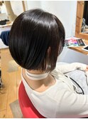 切りっぱなしボブ