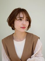 松本平太郎美容室 銀座本店 イノアカラー×ショートボブ/30代40代50代60代