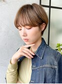 大人可愛いマッシュショート×ワイドバングでイメチェン