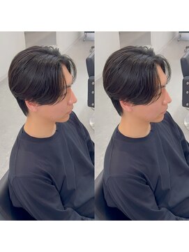 ブライト(BRIGHT) センターパートニュアンスパーマ