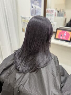 アオ(ao.) ダークラベンダー/ブリーチ/髪質改善