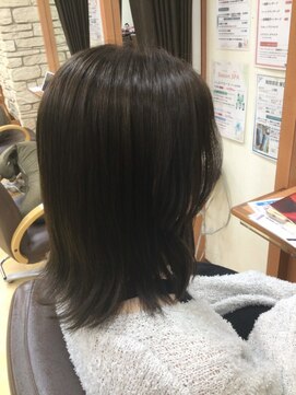 ヒラトヤ 肴町店 結べるボブ*外ハネ*ナチュラルブラウン*大人可愛い20代