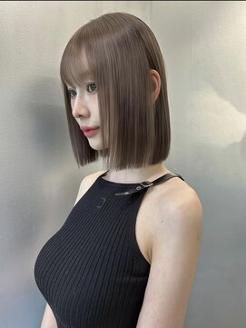 ペレ アネックス 大阪梅田茶屋町店(PELE ANNEX) ホワイトグレージュ/デジタルパーマ/フェザーパーマ/梅田