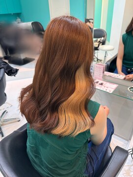 ユー イケブクロ(u Ikebukuro) インナーカラー/ベージュ