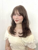 ビーチ(BEACH)&nbsp;たっぷりレイヤーやわらかミルクティーカラー