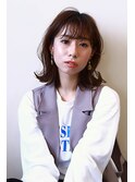 長めボブスタイル