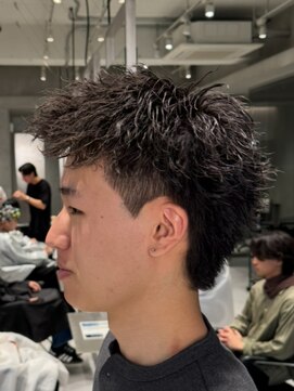 ニコ トウキョウ ロジック(nico TOKYO Logic) 刈り上げアップバングスパイキーショートパーマスパイラルパーマ