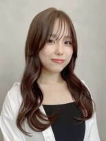 マッシュ 天王寺あべの(MASHU)&nbsp;【天王寺/あべの】暗めカラーでも透明感◎ 艶×顔周りカット