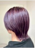 【ラベンダーカラー/ボブルフ】池袋美容室
