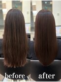 【DRAN梅田店】細毛もまとまる髪質改善カラーで指通りちゅる髪へ