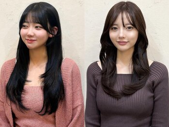 セルカ 新宿(CERCA)の写真/レイヤーカットで創る“韓国風ヘア”。髪質改善にこだわったカット技術でまとまりのあるスタイルに♪