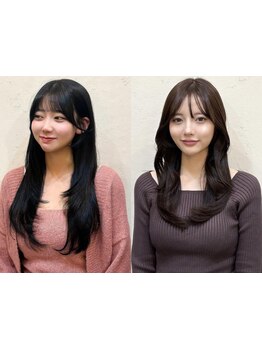レイヤーカットで創る“韓国風ヘア”。髪質改善にこだわったカット技術でまとまりのあるスタイルに♪