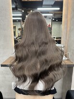 ラピス 大阪心斎橋店(Lapis)&nbsp;グレージュ/髪質改善/ダブルカラー/ケアブリーチ/顔周り