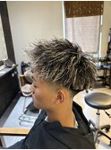 ツイストパーマ シャドウパーマ ホワイトメッシュ 八王子