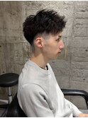 MEN’S/リバースセンターパート/ニュアンスパーマ/太田