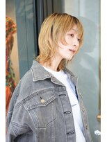 エムスラッシュ みなとみらい馬車道店(M SLASH) ウルフレイヤー/顔まわりレイヤー/レイヤーボブ/馬車道