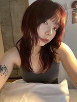 ボコカ(bococa)&nbsp;【macana指名】レイヤーカットパーマ暖色カラーハッシュ登戸生田