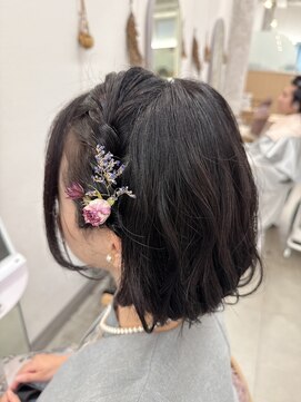 リル(re'll) 《花屋併設》ボブスタイルお呼ばれヘア