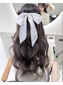 ワンホンハーフアップ♪
