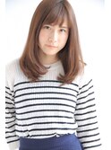 【ナチュラル】インナーフリンジストレートカール20代/30代/40代