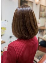 モカ ヘアーデザイン(moca HAIR DESIGN)&nbsp;ストレートボブにして毛先を内巻きに