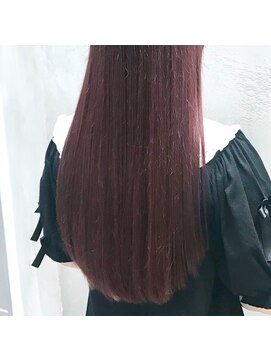 アンド バイ ヘアサロン(AND by hair salon) ラベンダーピンクカラー