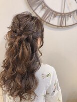ヘアセットサロン ミント(Hair set salon MINT)&nbsp;ハーフアップ