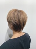 耳掛けマッシュショート