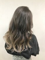 アジールヘア 東上野店(agir hair)&nbsp;ホワイトベージュグラデーションカラー【上野/東上野】