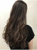 外国人風大人ハイライトロング