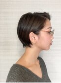 コンパクトショート/前髪なしショート