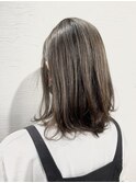 ローグ金町美容室【殿岡 貴子】ミントブルーハイライト