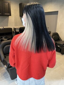 ディア(Dear) 【Dear.】white × インナーカラー.