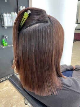 リュープリエ 笹塚(Lieu plie) 艶ストレート♪縮毛矯正/弱酸性ストレート[ビフォーあり!!]