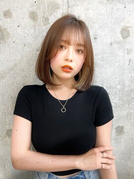 シー バイ ロンド 新宿(Sea by Lond) 【福島】インナーカラーくびれワンカールミニボブ