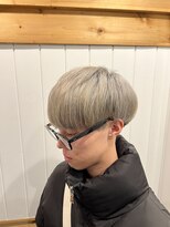 アメラボ(AmeLab)&nbsp;名古屋天白区ブリーチカラーシルバーミルクティーベージュ