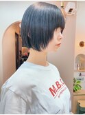地毛風カラー/ナチュラルレイヤーカット/ショートボブ[船橋]