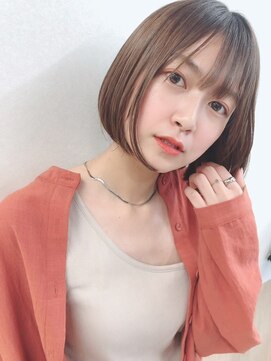 サンド ミュウ 横浜店(sand mieu) オリーブベージュ/ボブ/髪質改善/縮毛矯正/前髪/顔周り/横浜