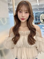 エジョン 三鷹店(Aejon) レイヤーロング/ヘルシースタイル/韓国ヘア/ベビーピンク/吉祥寺