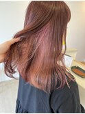 インナーカラー*ピンクベージュ