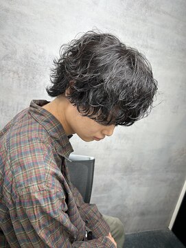 ネクスト 静岡店(NEXT) MEN'S HAIR カルマパーマ ダークアッシュ ニュアンスパーマ