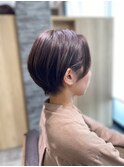 【ショートヘア】大人気！大人の丸みショート