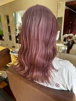 ヘアーデザイン ラクーナ(hair design La cuna) ピンクカラー/ピンクラベンダー/ハイトーン/ブリーチ 